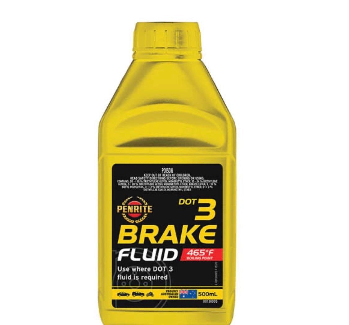 Penrite Brake Fluid DOT3 500mL